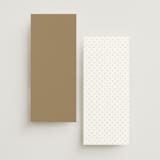"Timeless" - Wedding Programs in Linen by Erica Krystek - Back of Card Options
