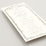 "Portico" - Wedding Programs in Blue Bell by Everett Paper Goods - Detail