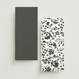 "Formal lines" - Wedding Programs in Iron by Erica Krystek - Back of Card Options