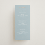"Gilded Edge" - Wedding Programs in Provincial by Angela Thompson - Front