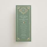 "Princess" - Wedding Programs in Pine by Claudia Orengo - Front