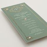 "Princess" - Wedding Programs in Pine by Claudia Orengo - Detail