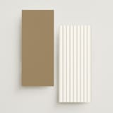 "Fineline" - Wedding Programs in Spun Sugar by Jessica Williams - Back of Card Options