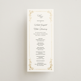 "Lake Como" - Wedding Programs in Diamond by Kate Ahn - Front