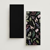 "Bold Bouquet" - Wedding Programs in Midnight by Susan Moyal - Back of Card Options