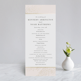"Solaris" - Wedding Programs in Blush by Kristie Kern - Front