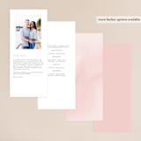 "Pretty Wildflowers" - Wedding Programs in Garden by Lori Wemple - Back of Card Options