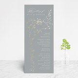 "love drops" - Wedding Programs in Pale by Phrosné Barwood - Front