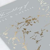 "love drops" - Wedding Programs in Pale by Phrosné Barwood - Detail