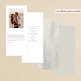 "Fresh Vines" - Wedding Programs in Fern by Susan Moyal - Back of Card Options