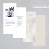 "Chic Wreath" - Wedding Programs in Classic by Kelly Schmidt - Back of Card Options