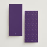 "Whole New World from Disney's Aladdin" - Wedding Programs in Aubergine by Creo Study - Back of Card Options