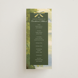 "Tuileries" - Wedding Programs in Golden by Claudia Orengo - Front