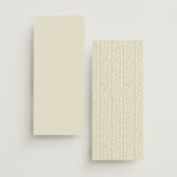 "Josephine" - Wedding Programs in Marine by Jackie Crawford - Back of Card Options