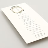 "Country Garden" - Wedding Programs in Verdant by Susan Moyal - Detail