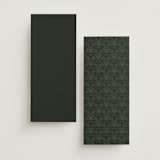 "Embellished" - Wedding Programs in Buttercup by Jen Owens - Back of Card Options