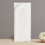 "glitter arch" - Wedding Programs in Champagne by Design Lotus - Front