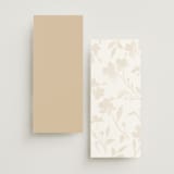 "Floral Enlace" - Wedding Programs in Blanc by Pati Cascino - Back of Card Options