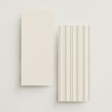 "Curves" - Wedding Programs in Chiffon by Amy Payne - Back of Card Options