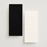 "Sophisticate" - Wedding Programs in Silk by Kelly Schmidt - Back of Card Options