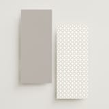 "KEIRAH" - Wedding Programs in Pearl by Melanie Kosuge - Back of Card Options