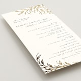 "KEIRAH" - Wedding Programs in Pearl by Melanie Kosuge - Detail