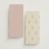 "French Train" - Wedding Programs in Rose by Ani Somi - Back of Card Options
