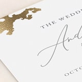 "far and away" - Wedding Programs in Lily by Design Lotus - Detail