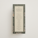 "Madison" - Wedding Programs in Thyme by Itsy Belle Studio - Front