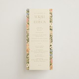 "In The Garden" - Wedding Programs in Sherbert by Leah Bisch - Front