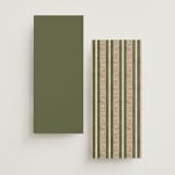 "In The Garden" - Wedding Programs in Sherbert by Leah Bisch - Back of Card Options