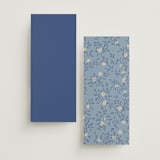 "meet me in the garden" - Wedding Programs in Cornflower by Grae - Back of Card Options