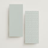 "Blue Garden" - Wedding Programs in Mist by Hannah Williams - Back of Card Options