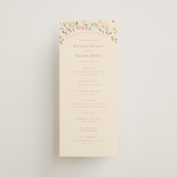 "Esther's garden" - Wedding Programs in Ivory by Jennifer Wick - Front