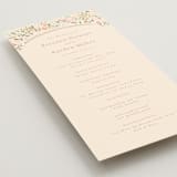 "Esther's garden" - Wedding Programs in Ivory by Jennifer Wick - Detail