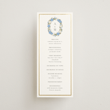 "Garden Whisper" - Wedding Programs in Coastal by Susan Moyal - Front
