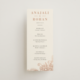 "Mandala Corners" - Wedding Programs in Peony by Oma N. Ramkhelawan - Front