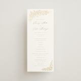 "Villa" - Wedding Programs in Leaf by Kristie Kern - Front
