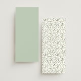 "Monogramed Arch" - Wedding Programs in Mojito by Susan Moyal - Back of Card Options
