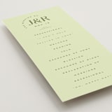 "News!" - Wedding Programs in Kiwi by Claudia Orengo - Detail