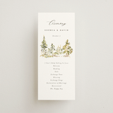 "Great Outdoors" - Wedding Programs in Forest by Petra Kern - Front