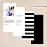 "Elegant Announcement" - Wedding Programs in Vanilla by Kelly Schmidt - Back of Card Options