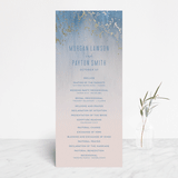"Midsummer Night" - Wedding Programs in Ocean by Kaydi Bishop - Front