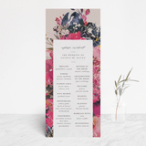 "Blooming Beauty" - Wedding Programs in Tan by Lori Wemple - Front