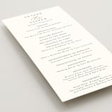 "Bianca" - Wedding Programs in Sugar by Jessica Williams - Detail