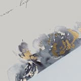 "Enchanted Blooms" - Wedding Programs in Midnight by Lori Wemple - Detail