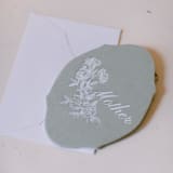 "Mother Card - Sea Green" - Gifts for Parents in green by Velvet Raptor
