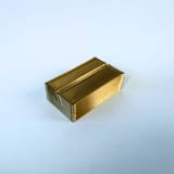"Brass Color Rectangle Place Card Holder, Set of 25" - Place Card Holders in brass by Corduroy Effect
