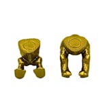 "Gold Safari Animal Magnet Place Card Holder & Party Favor (Set of 40)" - Place Card Holders in gold by Nicole Goldmann