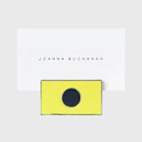 "Nautical flag placecard holders, yellow, set of four" - Place Card Holders in yellow by Joanna Buchanan